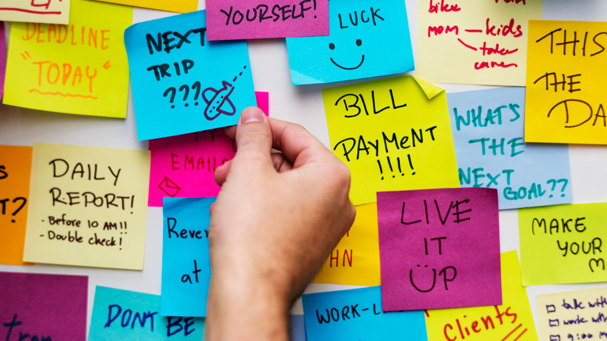 Sticky notes are good for one thing– - Dave Crenshaw - Keynote Speaker and  Author